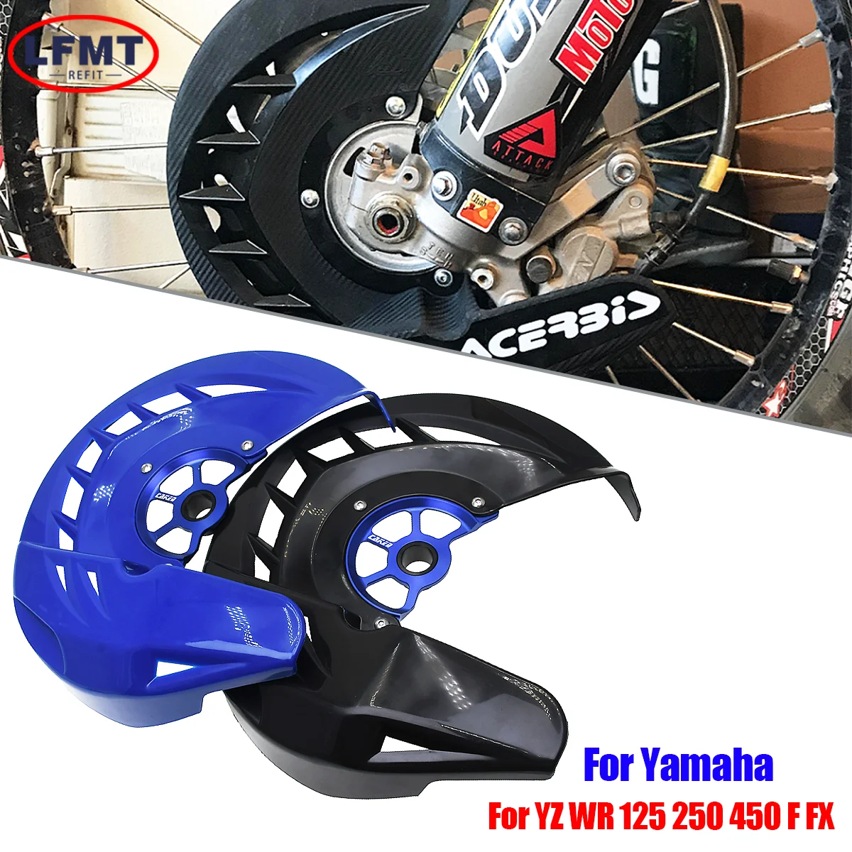 

Front Brake Disc Guard Cover For Yamaha YZ250 YZ250F YZ450F YZ125X YZ250X WR125 WR250 WR250F WR450F YZ250FX YZ450FX 2003-2021