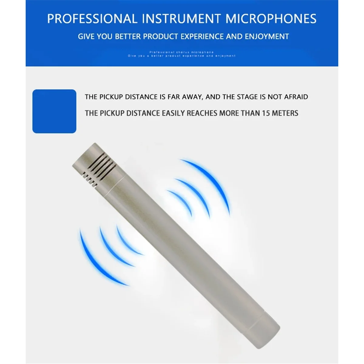 FFYY-1 пара C02 конденсаторный микрофон в форме ручки противоударный микрофон с зажимом для фортепиано микрофон ручка инструментальный микрофон B