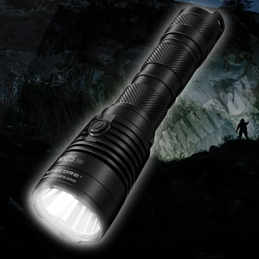 Nitecore MH25 V2 1300 LMs type-C Rechargeable Waterproof Tactical Flashlight 5000mAh 21700 Battery Outdoor Camping Hunting Torch