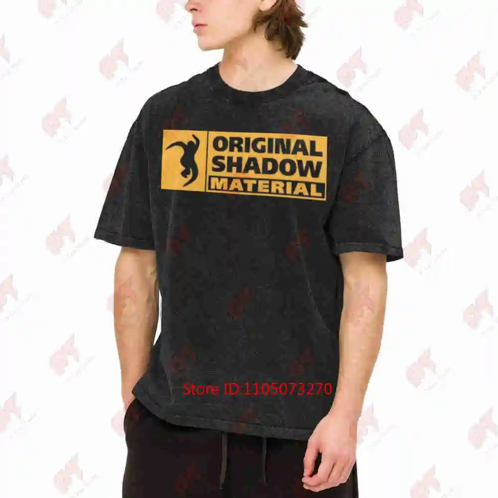 Moving Shadow Drum And Bass Record Label Vintage Washed Tee Pure Cotton T-Shirt