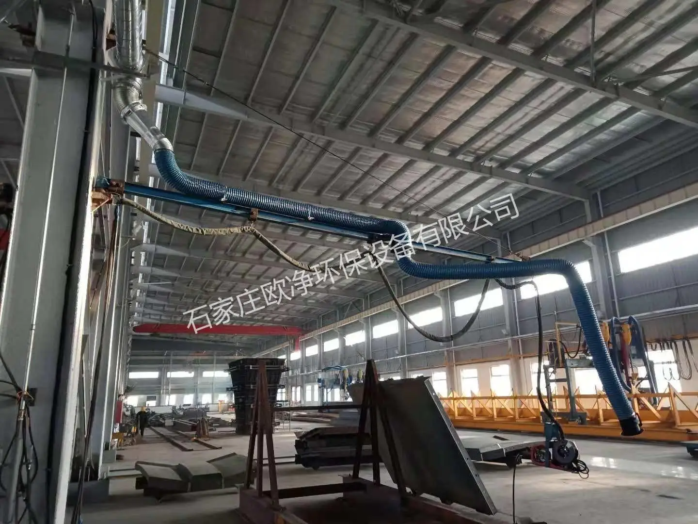 Braccio di aspirazione flessibile per sistema di estrazione di fumi Braccio di scarico per collettore di polveri per saldatura