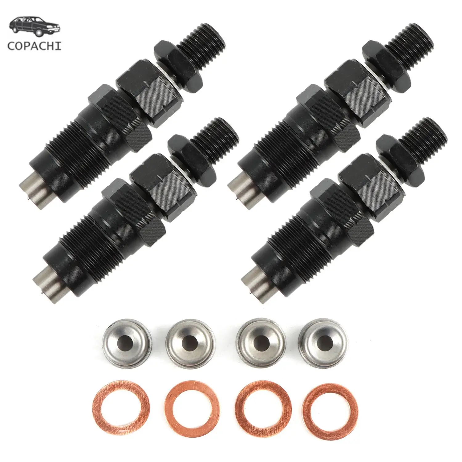 4pc 093400-7040 Diesel Fuel Injectors Set 093500-7020 23600-67040 For Toyota Hilux Surf Prado 1KZ-TE 3.0 L Car Accessories Parts