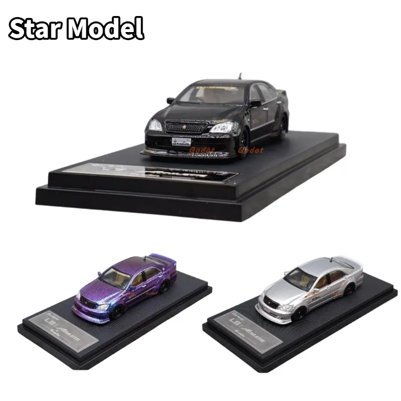 Star Model 1:64 Toyota Crown Mk12 LB Cast Aluminum Alloy Car Model, Boys' Holiday Gift Toy, Adult Collection Decoration Item.
