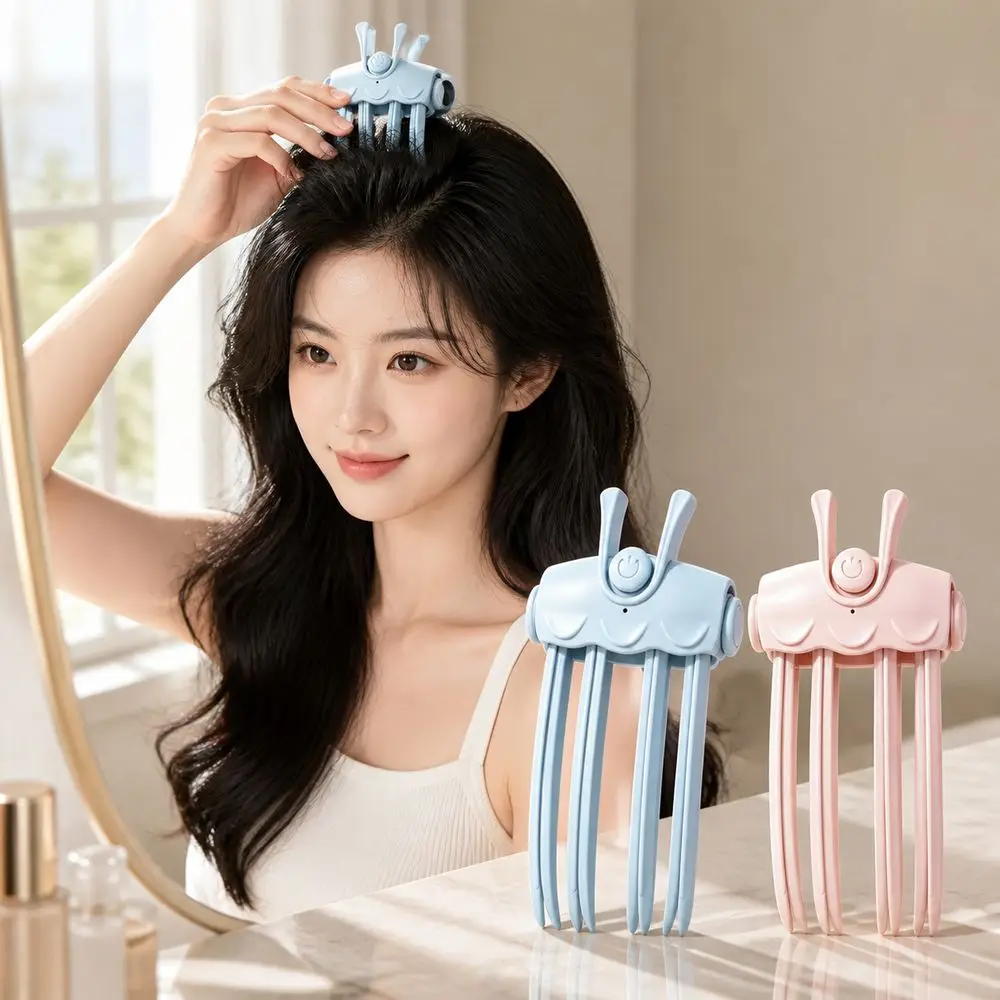 Rechargeable Heated Hairpin High Crown Seamless Design Volumizing Bangs Clip Lazy-Style Clip Wireless Fluffy Hair Roller