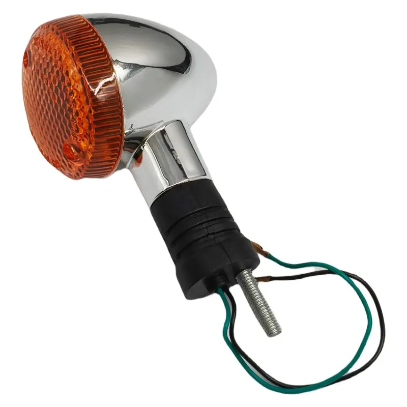 Motorcycle Turn Signals Amber Lights Universal 12V Moto Bulb Indicators Turn Signals For Honda STEED600 VT400 VT600 VT750 VT1100 image 4