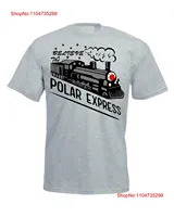Polar Express T shirt Vintage Christmas Adults Kids Top vintage Washed homme fashion Top For Everyday Wear Comfortable Stylish