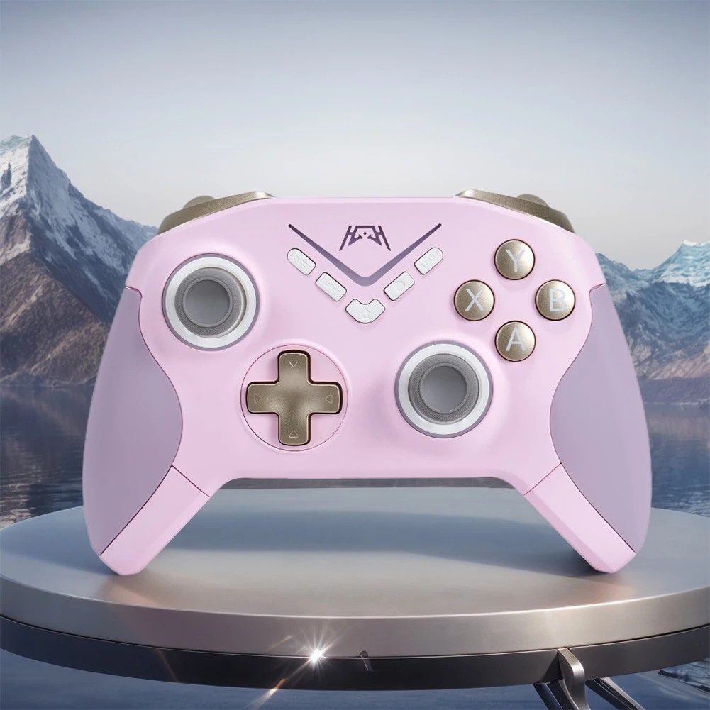 สําหรับสวิทช์คอนโทรลเลอร์เกมไร้สายบลูทูธ/2.4G/คอนโซลแบบมีสายControllerการสั่นสะเทือนRGBสําหรับAndroid/iOS/PC/PS3/PS4