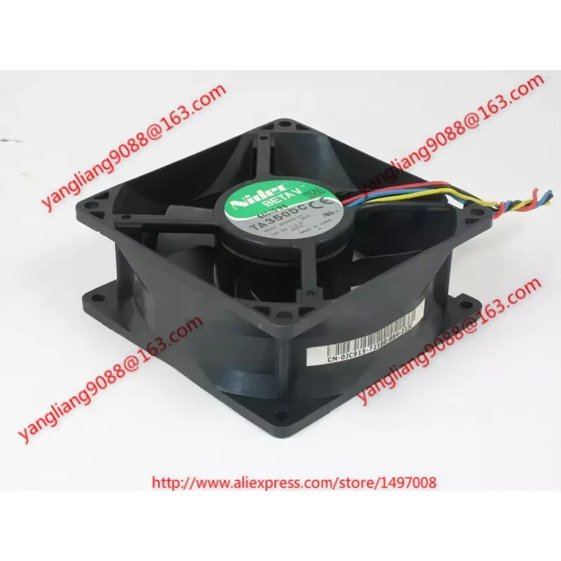 Nidec M35556-35 DELF DC 12V 1.0A 90x90x38mm Server Cooling Fan