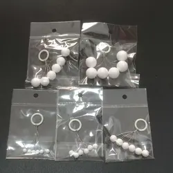 둥근 낚시 플로트, 공 모양 잉어 낚시 태클 액세서리, 폼 바버 B683, 50 팩/로트, 00 #-5 # (5mm-15mm)