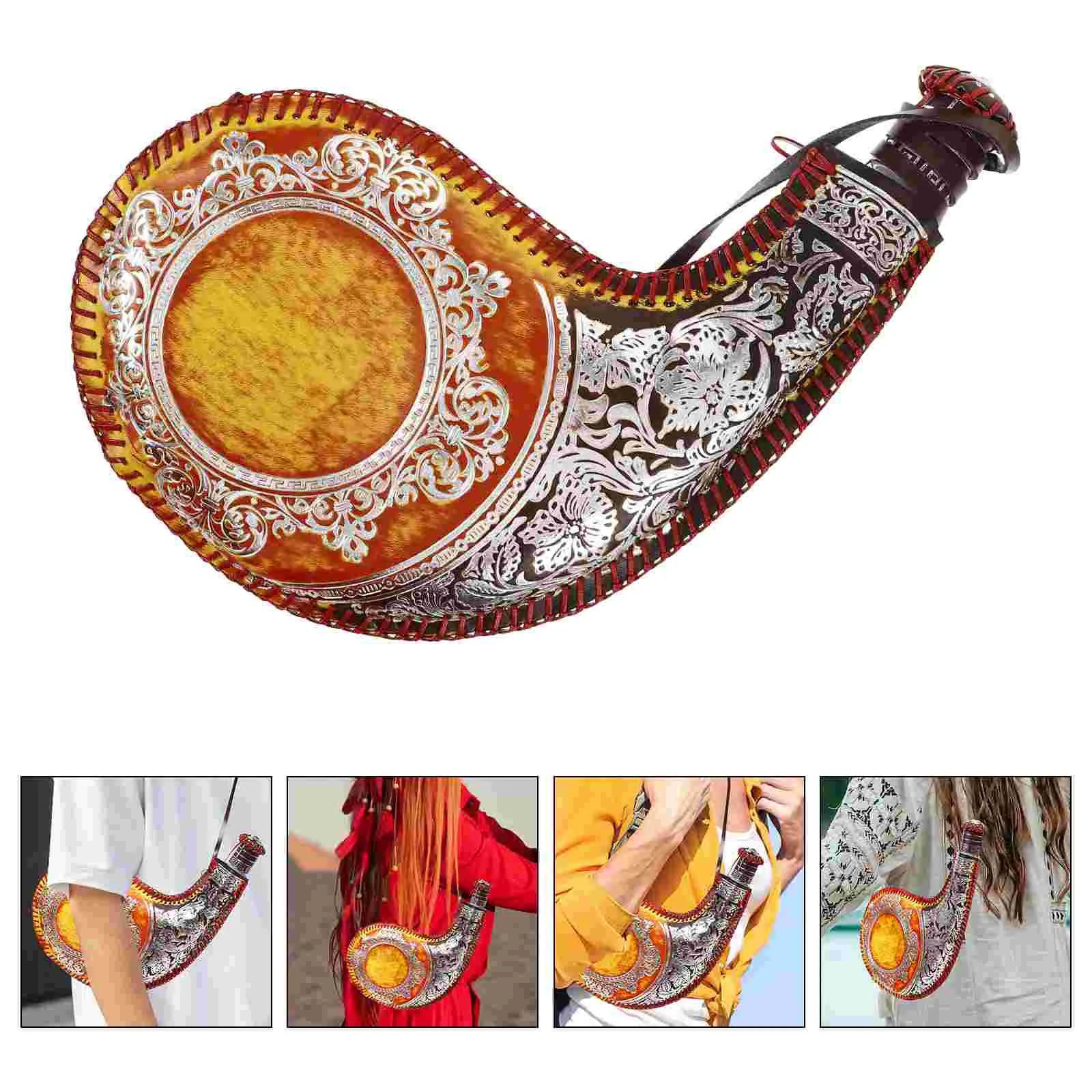 Decorate Drink Bottle Ancient Water Bag Travel Vinegar Drinking Bota Spanish 3100X2050X250CM Special Portable