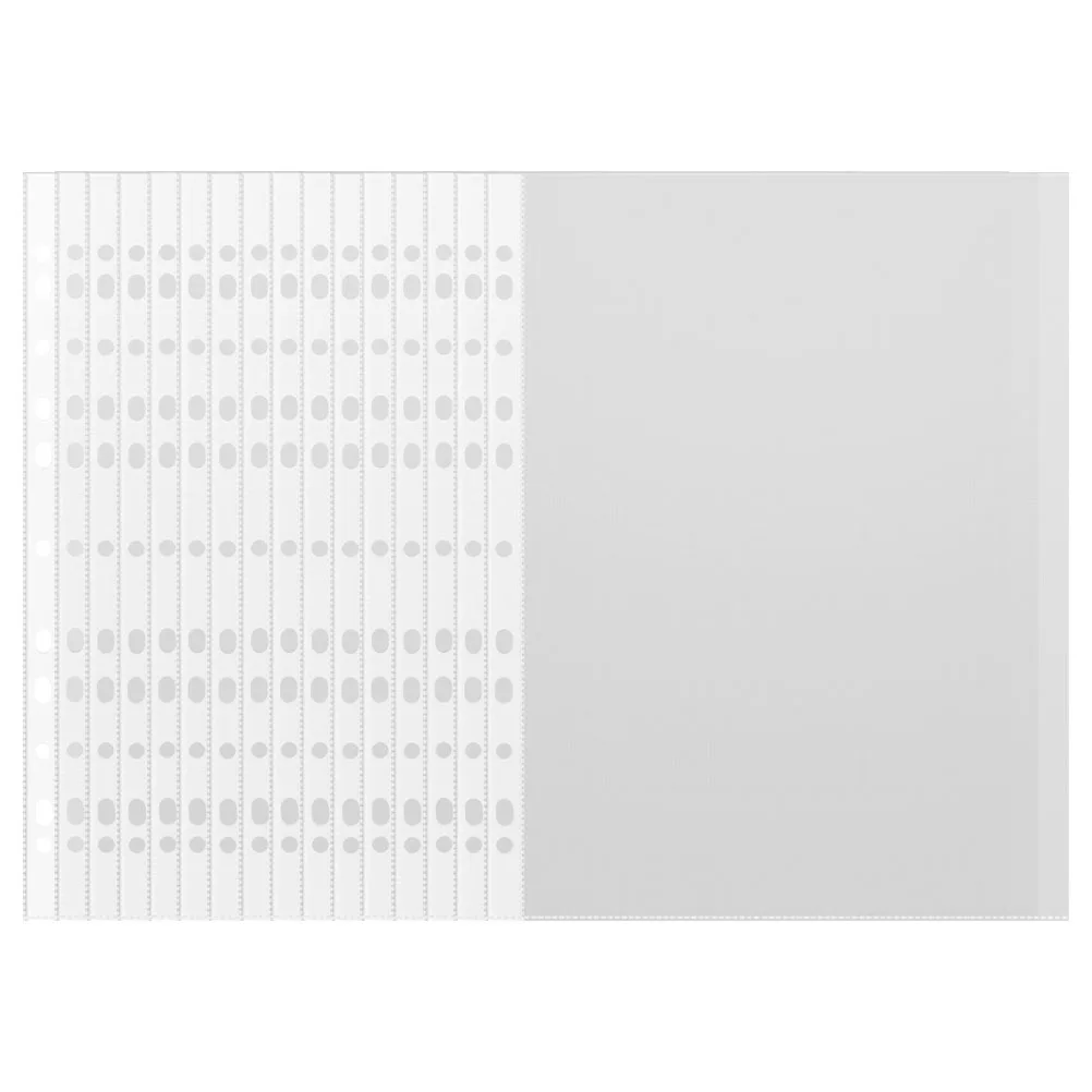 

100pcs Transparent Bags A4 Size Smooth Edges Document Storage Bags For Business Study File Organization Solutions Loose