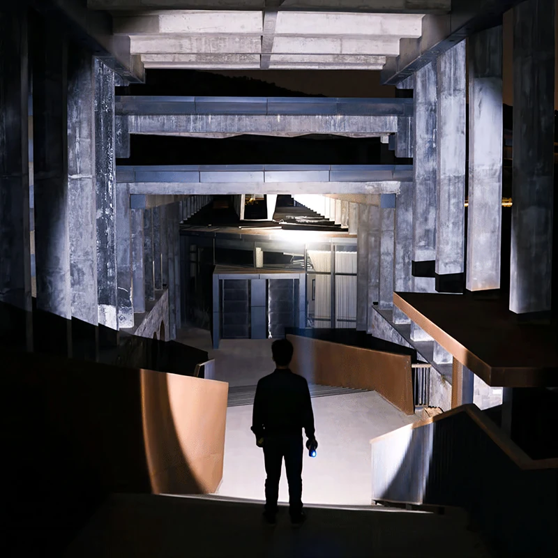 Flashlight Searchlight Handheld Lamp Big Head Strong Light USB Charge Outdoor Waterproof Long Range Multi functional Flashlight