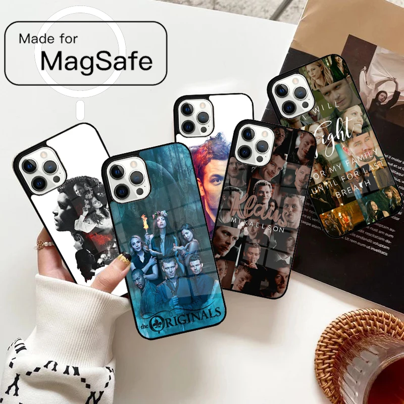 Magnetyczne etui na telefon z motywem rodziny Mikaelson dla iPhone 17 Air 16e 12 13 14 15 Pro Max z obsługą bezprzewodowego ładowania Magsafe