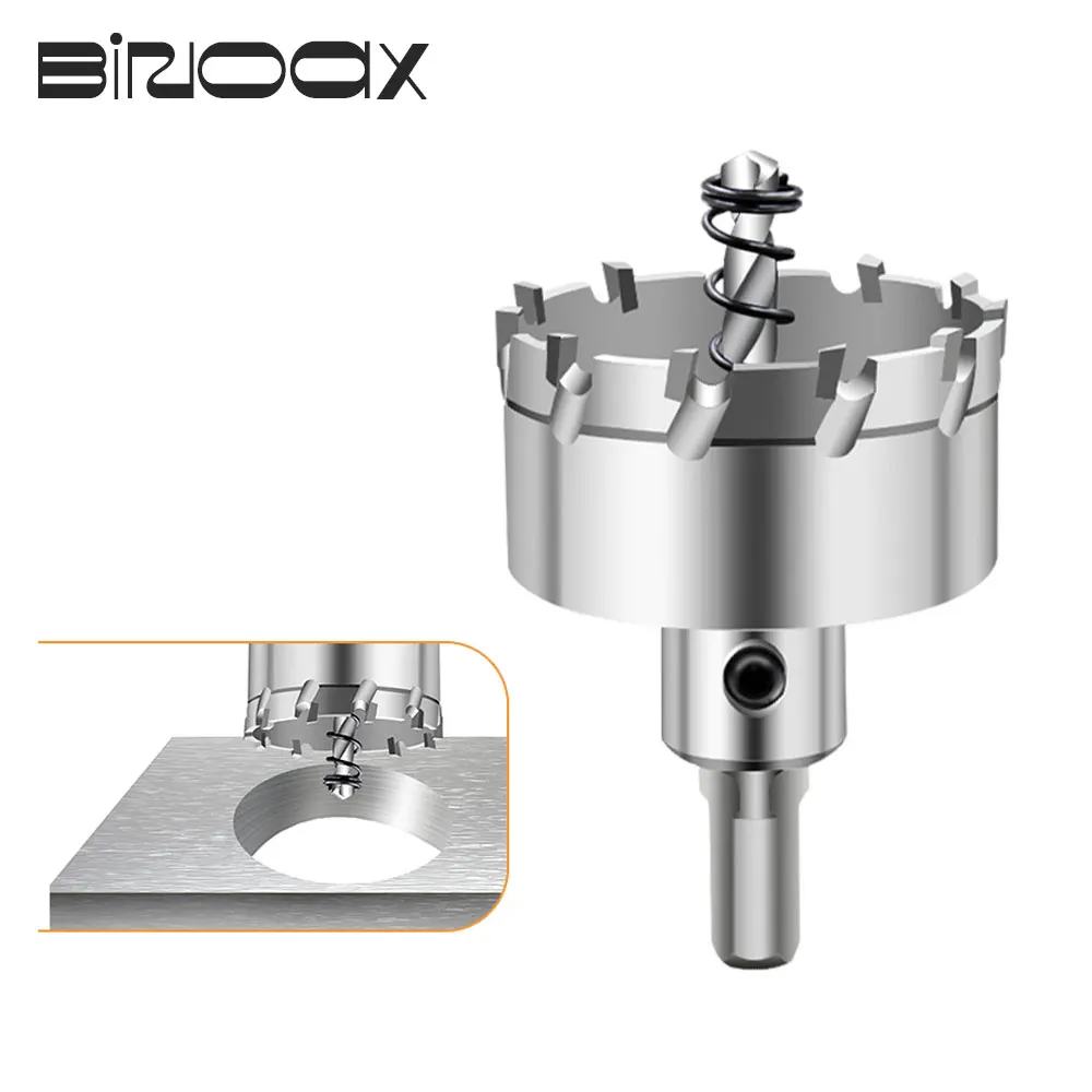 5/6Pcs Tungsten Carbide Hole Saw 22-65MM Stainless Steel/Metal Hole Opener Expandable Drill Bit Set
