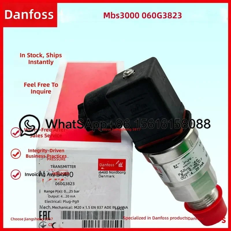 Danfoss MBS3000 Pressure Transmitter 060G3823 060G3828 060G3830 060G3831 060G3832 060G3820  060G3821 060G3822 060G6141
