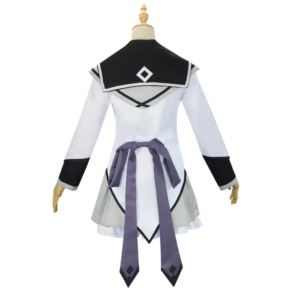 Costume de Cosplay de l'Anime Puella Magi Madcontoured Magica Akemi Zones ura pour Femme et Fille, PoinRobe avec Perruque Complète Trempée pour Halloween