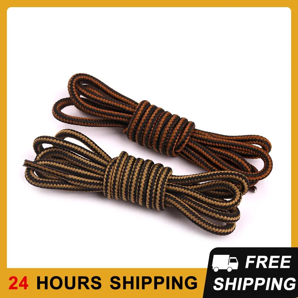 Striped Laces Round Laces Two-color Stripes Two-tone Striped Laces Shoelace Elastic Laces Shoe Accessories Striped Shoelace