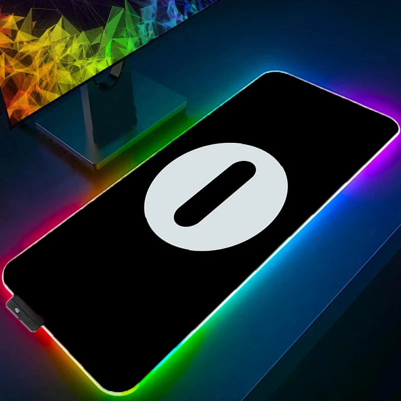 RGB Large E-sports Mouse Pad Smooth Flexible Naruto Rubber Durable New Gamer PC Computer Keyboard Backlight LED Mosuepad