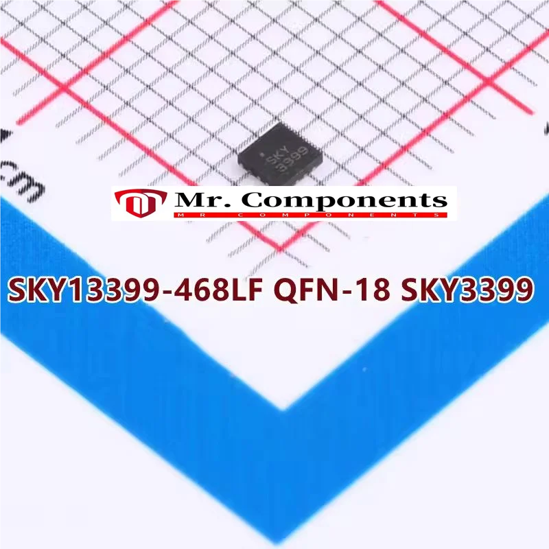

5 шт. SKY13399-468LF SKY3399 QFN-18 0,02-4,0 ГГц, высокая изоляция, поглощающий переключатель SP4T с декодером, новый в наличии