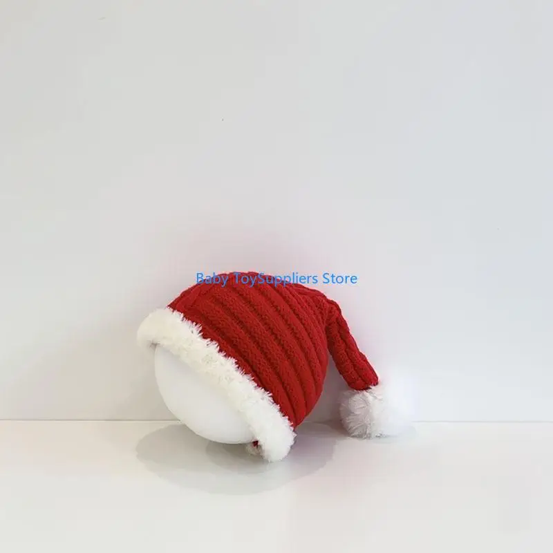 

R1WF Warm & Comfortable Knitted Beanie Christmas Hat Festive Hat Wools for Children