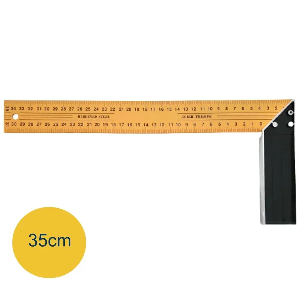 1pc Steel L-Square Angle Ruler 90 Degree Angles 250mm/350mm Ruler Square 90 Degree Engineer L-Square Measure Ruler Dur Able