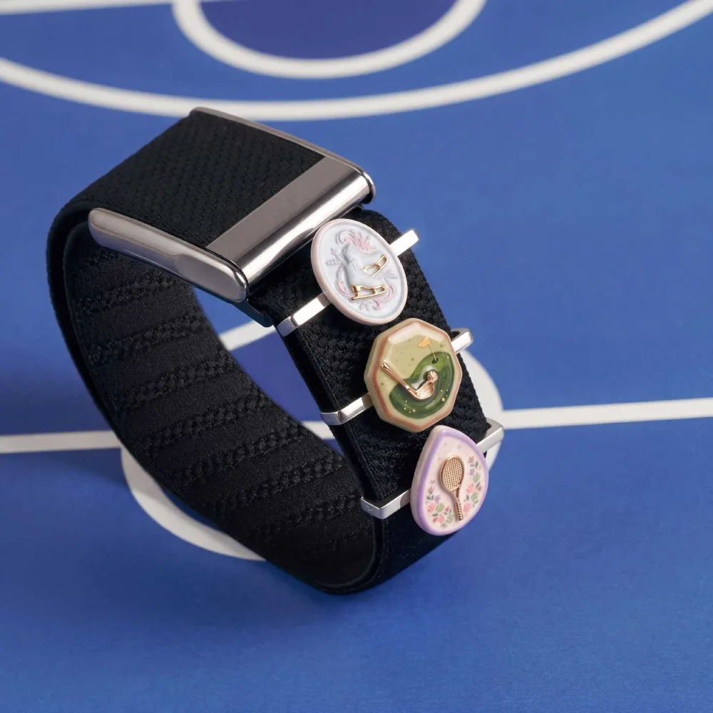 For WHOOP 5.0 MG Band Sports Charm Metal Decoration Buckle Strap Accessory Personalized Fitness Tracker Wristband