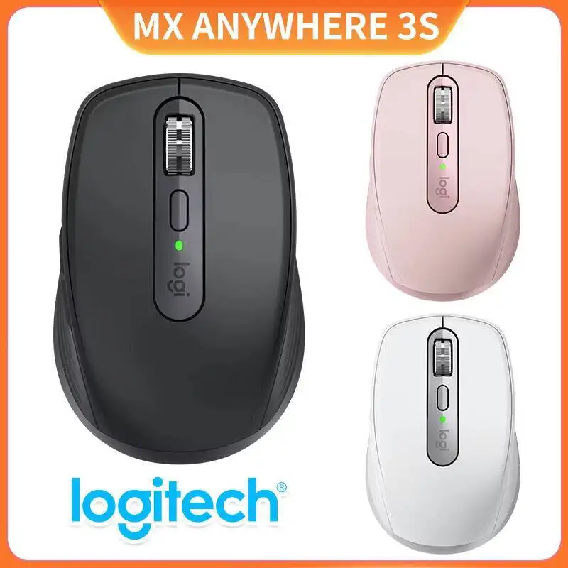 

Logitech MX Anywhere 3 Wireless Bluetooth Mouse Cute and Portable Pink Office Computer for Boys High-end office mouse