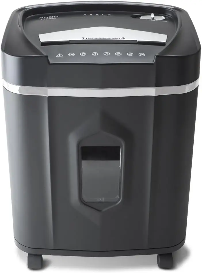 Professional Grade High Security 14-Sheet Micro-Cut Paper/CD and Credit Card/ 30 Minutes Continuous Run Time Shredder