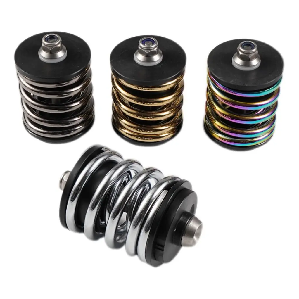 

CNC Bicycle Accessories, For Brompton Folding Bicycle Rear Shock Absorber, Titanium Axle, Suspension Spring, Cycling Part