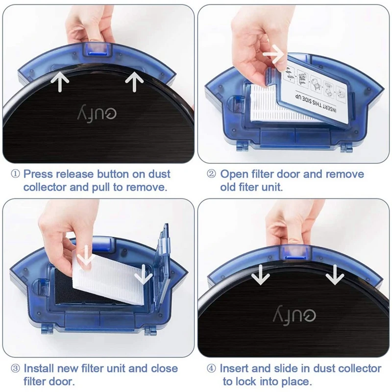 Accessoires pour aspirateur Fy Robovac 11S, Robovac 30, Robovac 30C, Robovac 15C, pièces de rechange, brosse, filtre Hepa