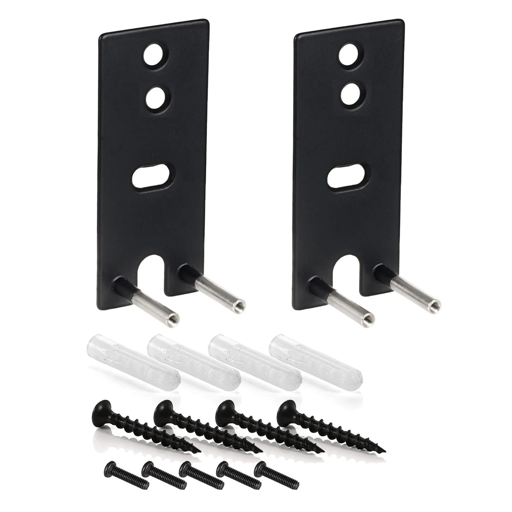 Steel Black Wall Mount Brackets Replacement for OmniJewel Lifestyle 650 & Surround Speakers 700