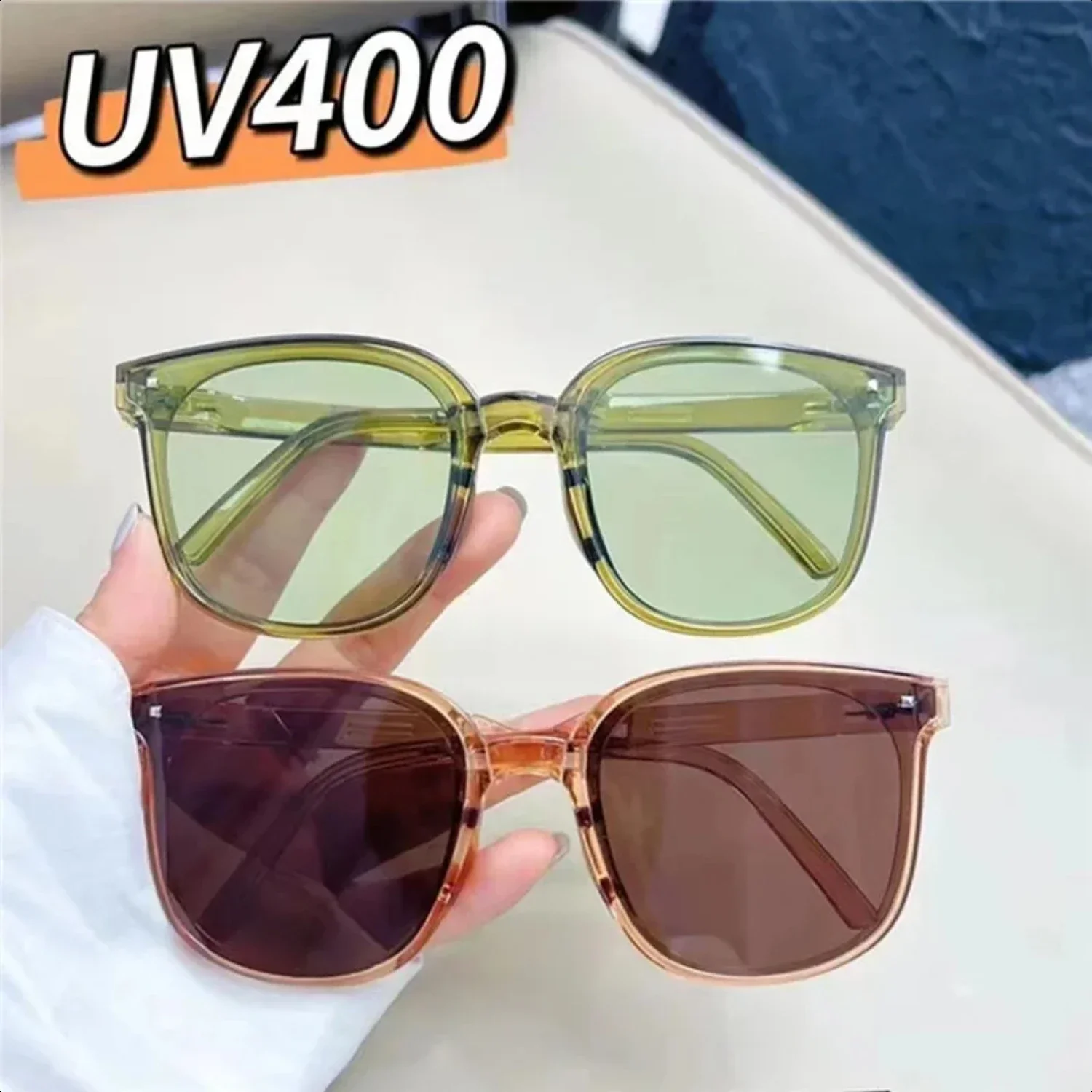 2022 Women's  Brand Polarized Fold Sunglasses Fashion Sun Glasses Frame  Women Men Vintage Round Glasses UV400 Eyewear