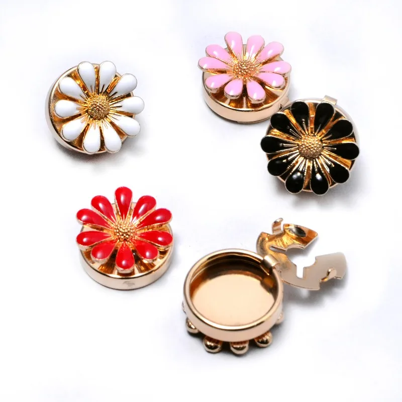 2pcs Shirt Buttons, Fashionable Fasteners, Lids, Rhinestones, Cufflinks, Clip Buckles, Jewelry Accessories