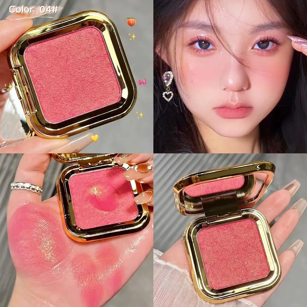 Peach Kiss – fard à joues 3D, crème rouge, mat, nacré, naturel et durable, rendu des couleurs, fard à paupières pour contour du visage