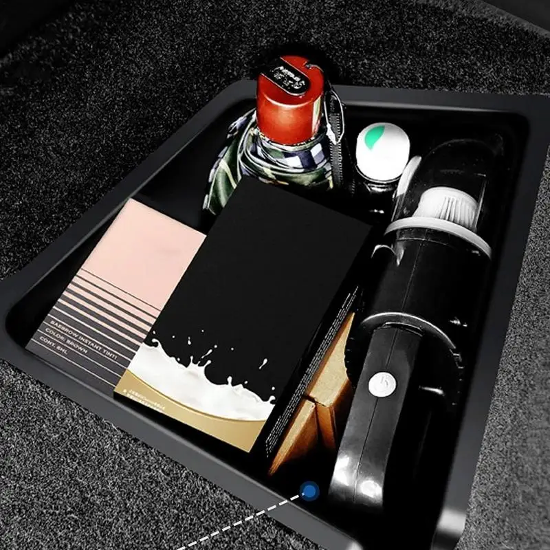 Car Trunk Box Trunk Side Storage Box For Tesla Model Y 2023 Accessories Car Organizer Vehicle Supplies Car Interior Accessories