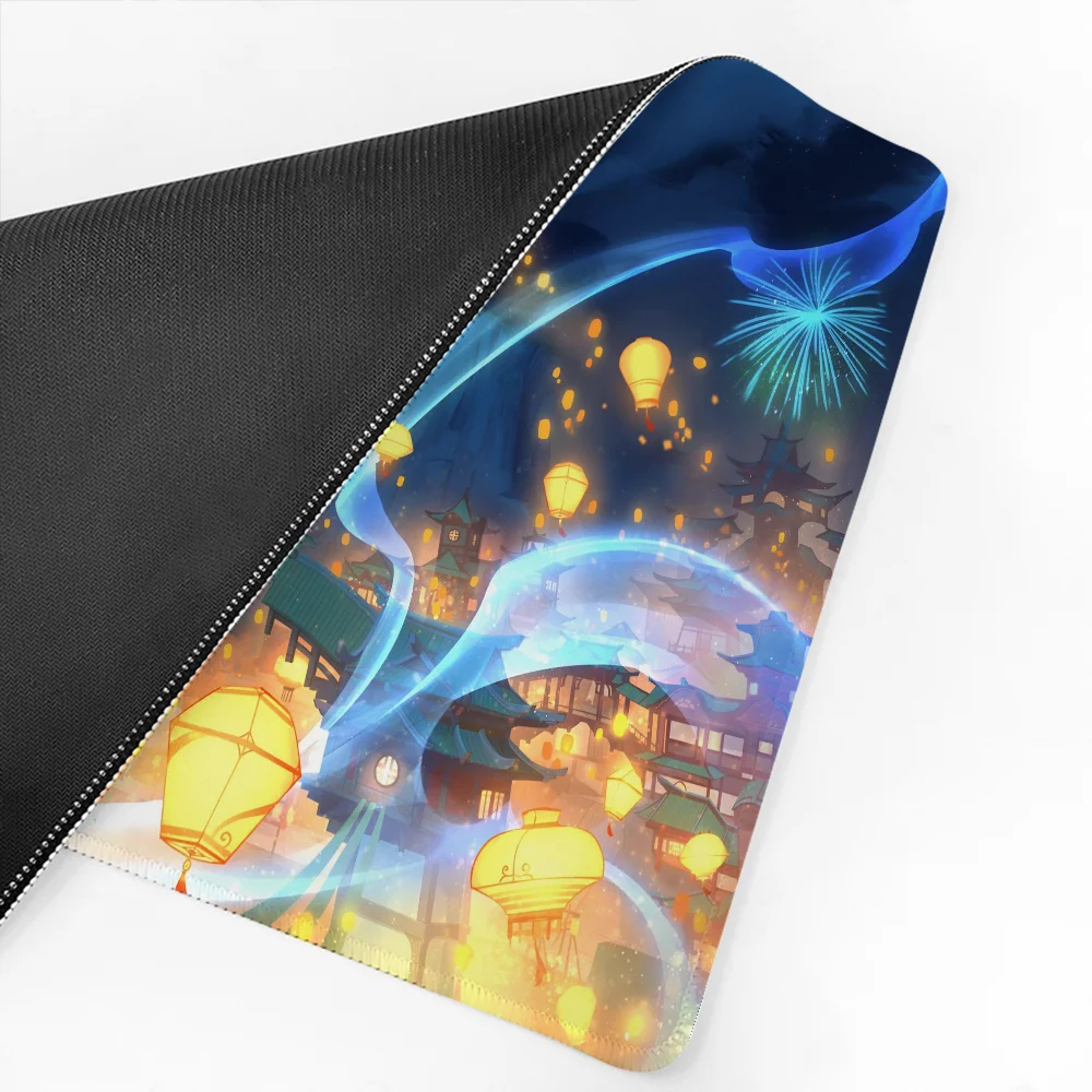 Xiao Genshin alas Mouse dampak Mousepad alas meja dengan bantalan aksesoris Gaming Prime bantalan Keyboard XXL