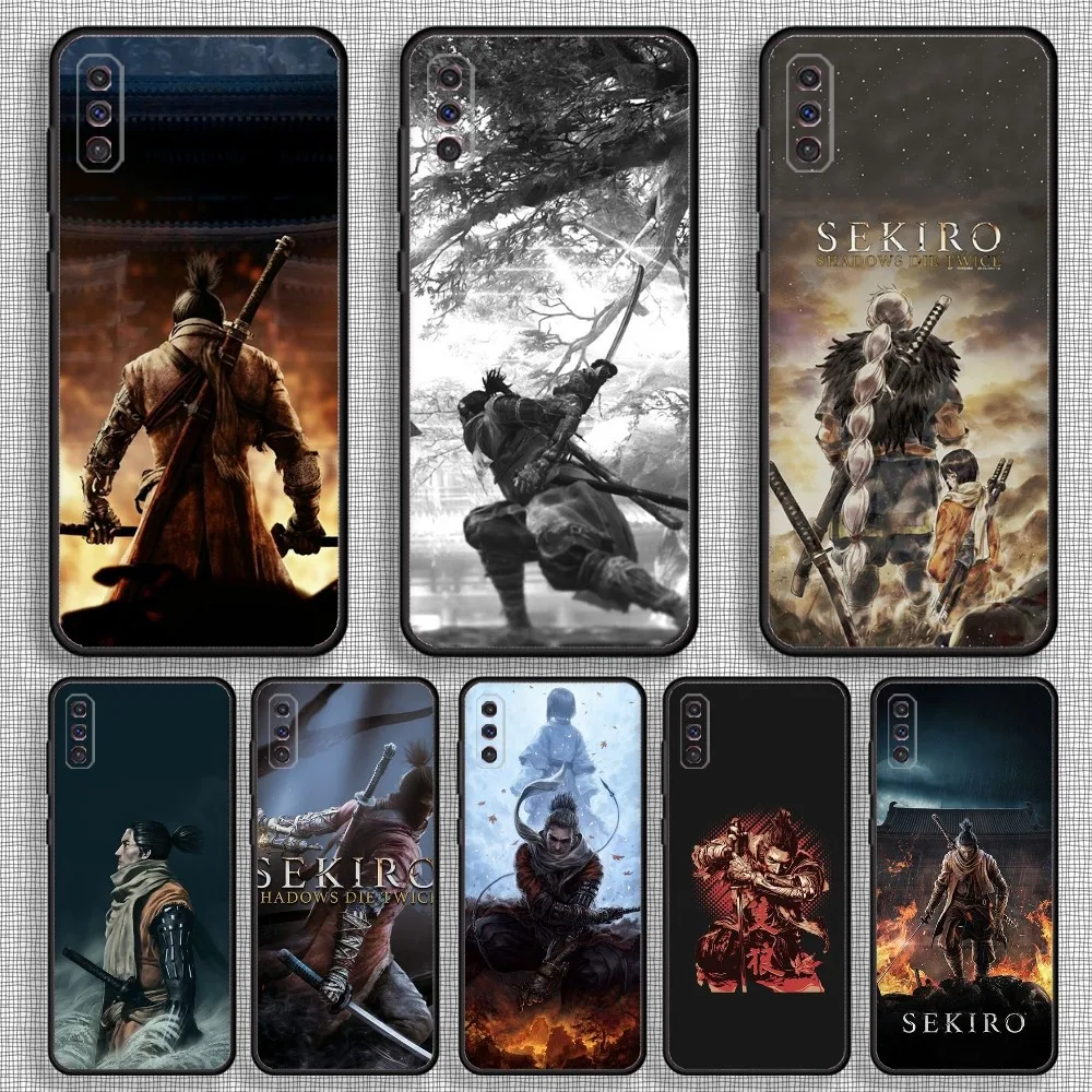 S-Sekiro Shadows Die Twice Phone Case For Samsung S23,23,22,30,21,10,9,Note20 Ultra,Lite,Ultra,5G,Plus,FE,Black Soft Case