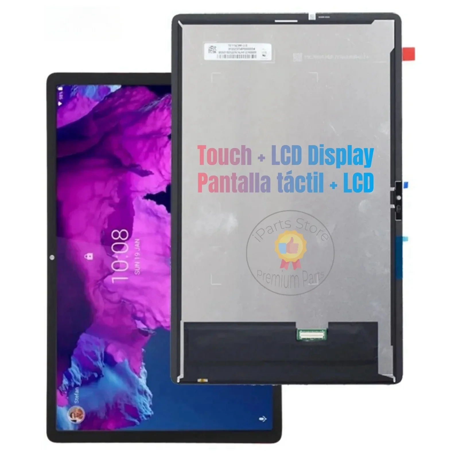 iParts Replacement LCD Display Touch Screen Assembly for Lenovo Xiaoxin Pad Plus 2023 11.5inch Black Repair Parts