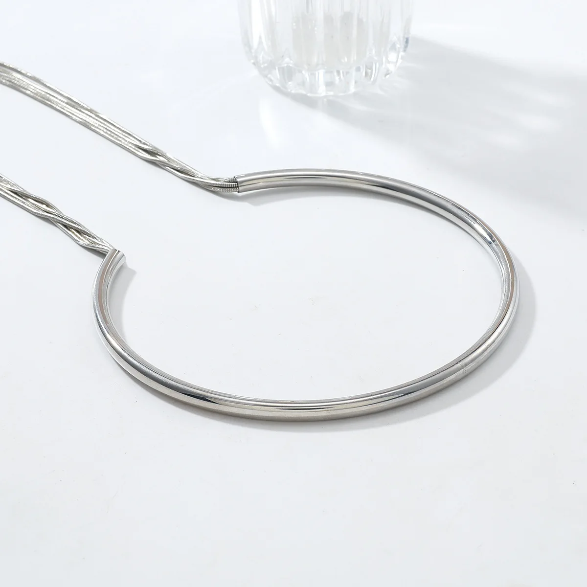Personalisierte Metall-Fransen-Choker-Halsketten für Frauen Boho-Schmuck Lange Quasten-Halskette Schmuck Hals-Accessoires – Detail 4