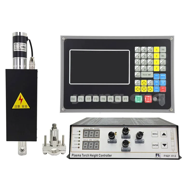 Cnc F2100C Hp105 Flame Torch Controller Thc Lifter Jykb-100-Dc24V-T3100Mm For Plasma Cutting Machine