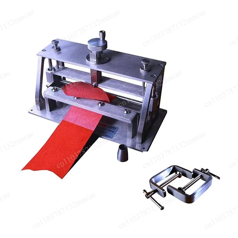 304 Stainless Steel High Precision DIY LeatherCraft Width 20CM Professional Leather Peeling Machine Manual Leather Skiver Peeler