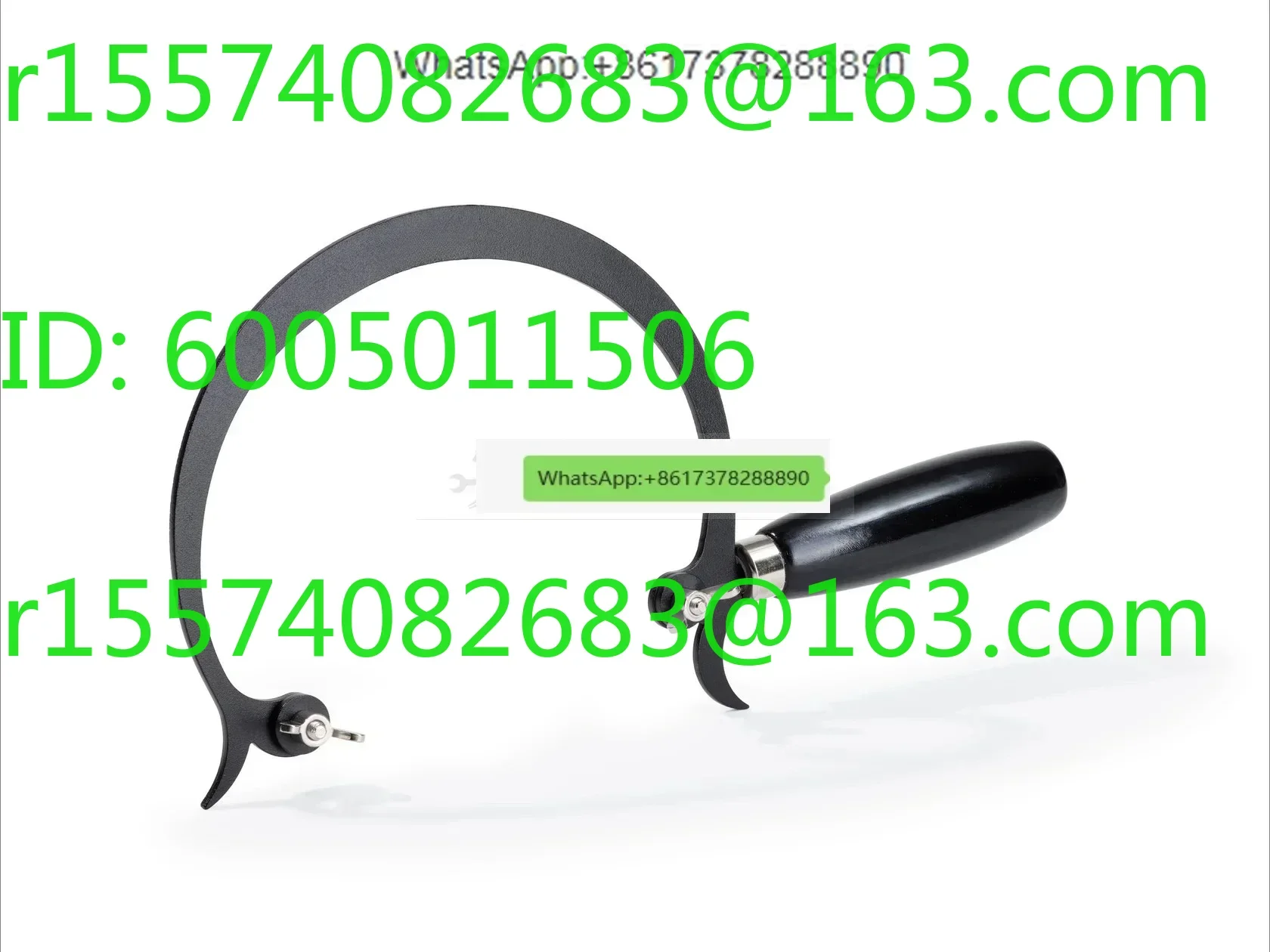 Black handle handheld saw bow, suitable for metalworking jewelry and woodworking, the same style as Green Lion (spot)
