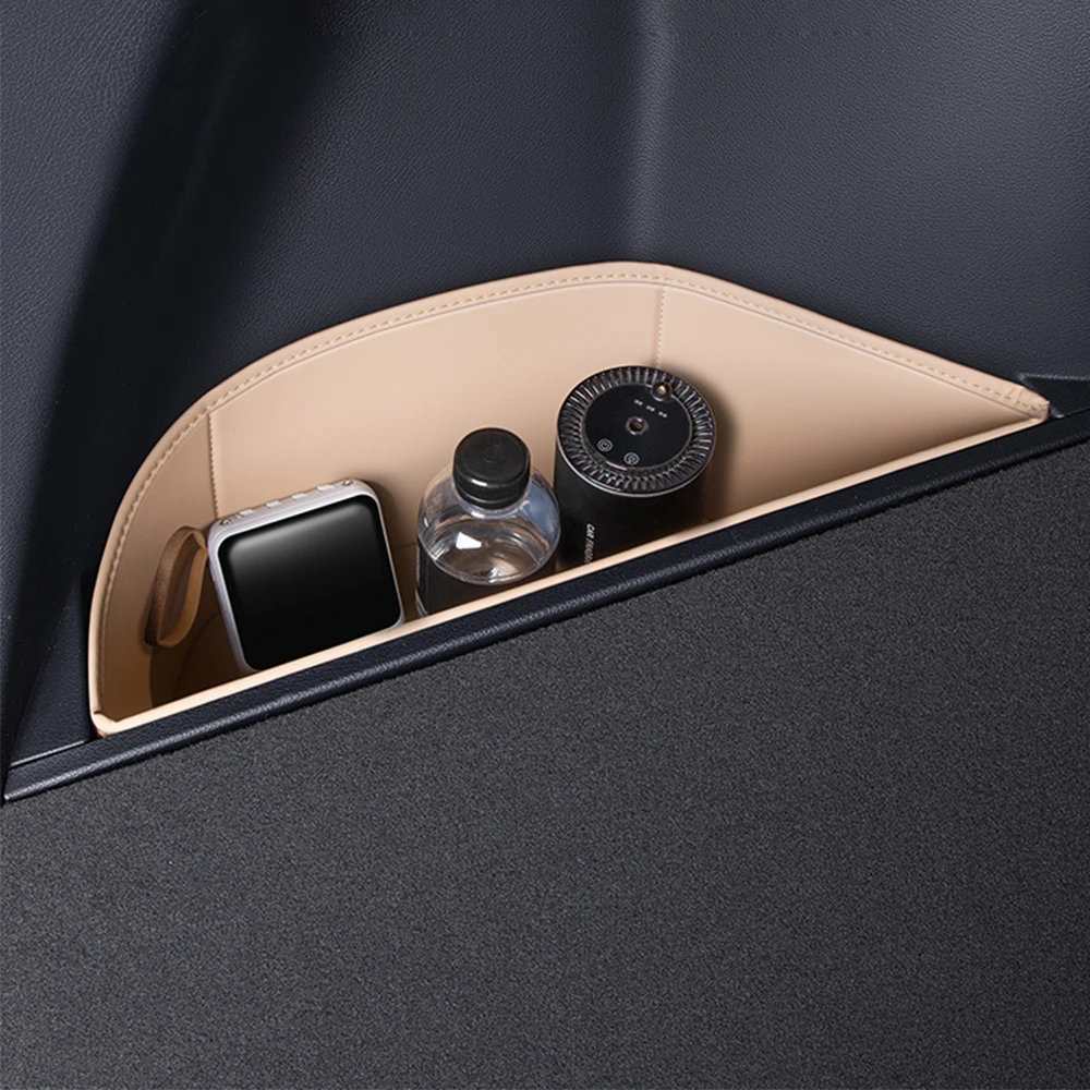 

2 pcs For 2025 BYD Song Pro DM-i Leather Storage Compartments On Both Sides Of The Trunk Interior Supplies Trunk Storage Box