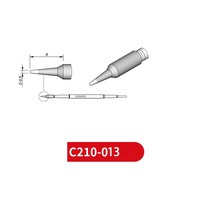 C210-013 Soldering Tips for JBC SUGON AIFEN A5/A9/A9pro/A10/T21/A902/T26D/T3602 Soldering Station C210 Handle Tips Replacements