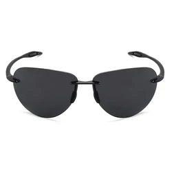 MAXJULI  Classic Fashion Rimless Oval sunglasses women&men UV400 Unbreakable Driving Sports TR90 Frame Sun Eyewear (MJ8008)