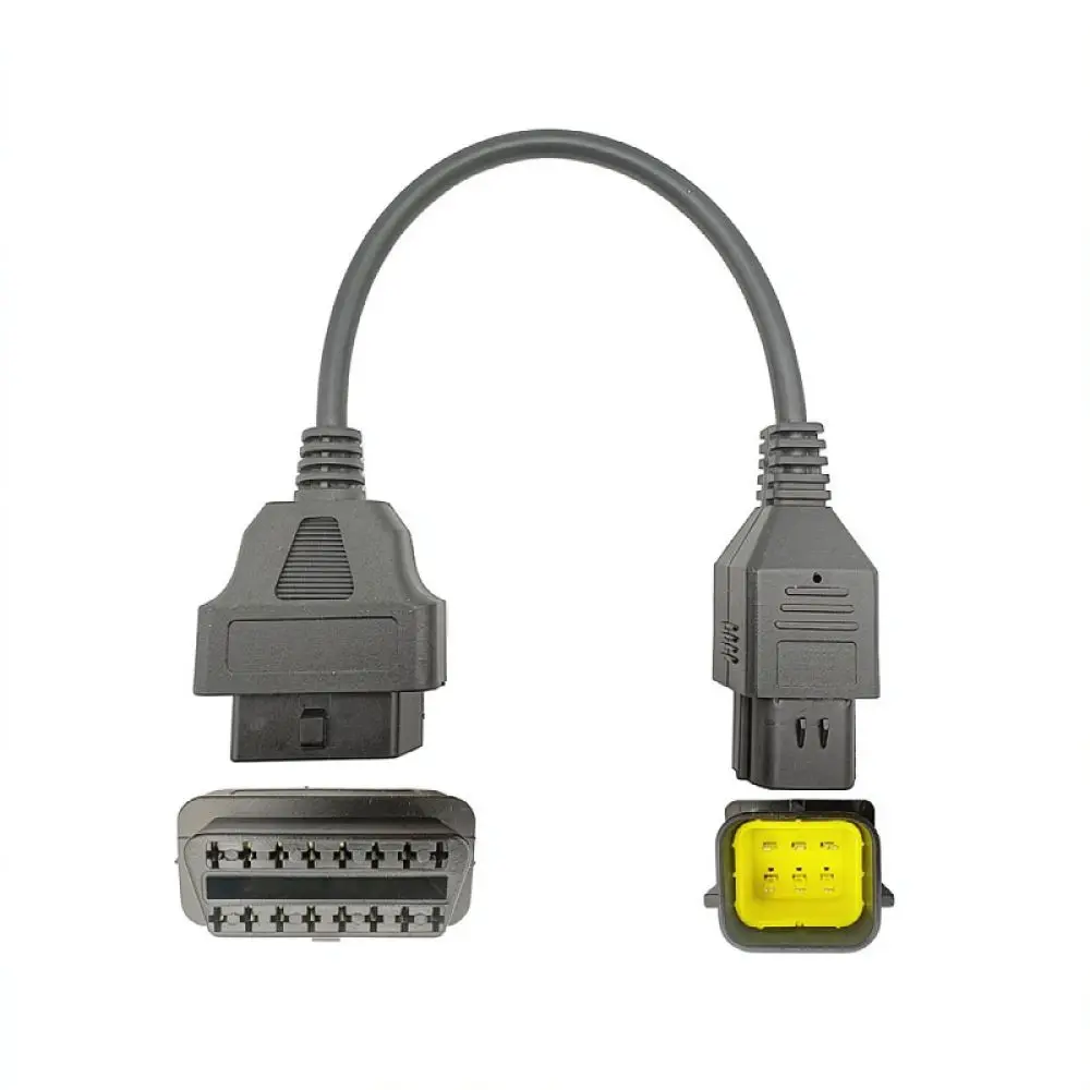 Motorcycle Fault Code Reader Interface For Husqvarna 6Pin OBD2 Diagnostic Cable Scanner Connector Adapter Lead Tool