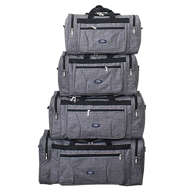 Sacos de viagem impermeáveis Oxford para homens, bagagem de mão, grande capacidade, Weekend Duffle Bag, novo