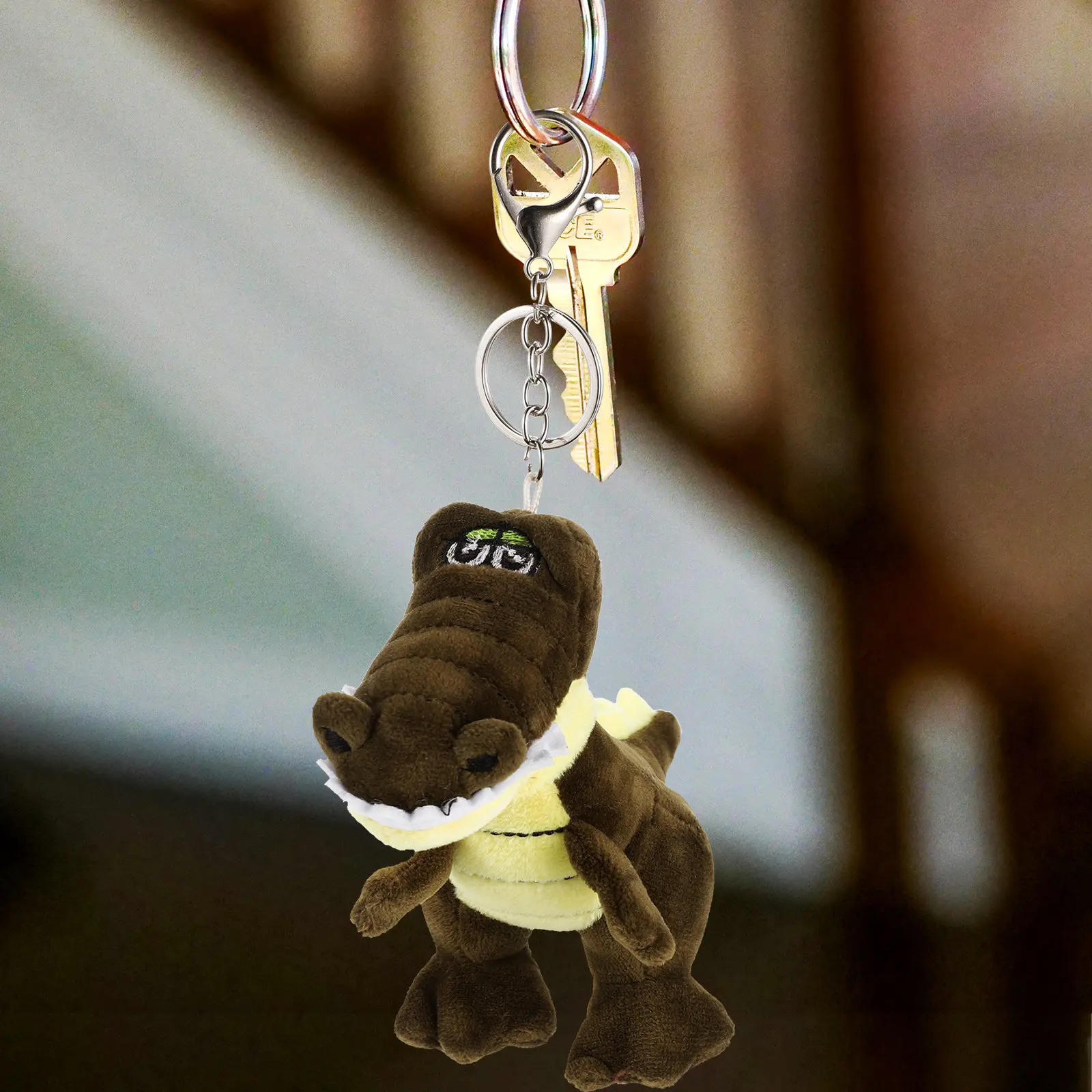 

2Pcs Keychain Soft Touch Adorable Animal Charm for Keys Backpack Bag Decor Cute Gift for Girls Teens Women Stylish