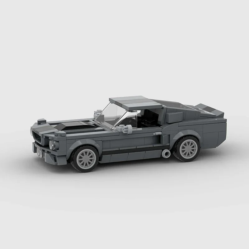 

Конструктор MOC GT500: Спортивный суперкар, гоночная модель, развивающая игрушка-головоломка для детей и взрослых, подарок