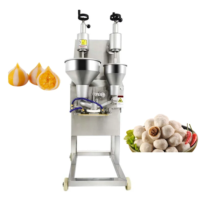 Automatic Stuffed Meatball Forming Machine for Beef Fish Chicken and Pork Balls with High Speed and Consistent Shape